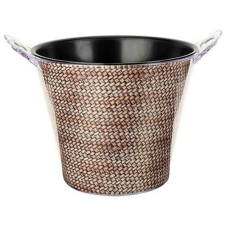 CHAMPANHEIRA TRELICA ACRILICO 2 ABRIDORES GARRAFA 5L PRETA