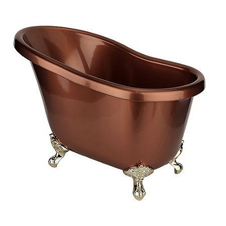 CHAMPANHEIRA 4 GARRAFAS CROMADA ACRILICO 42X24X27CM COBRE