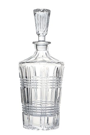 GARRAFA WHISKY C/TAMPA LIVERPOOL EM CRISTAL ECOLOGICO 870ML