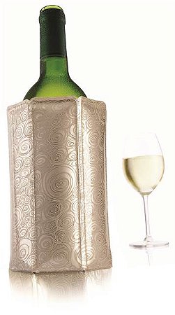 COOLER DE PLÁSTICO COM GEL TÉRMICO PARA GARRAFA DE VINHO