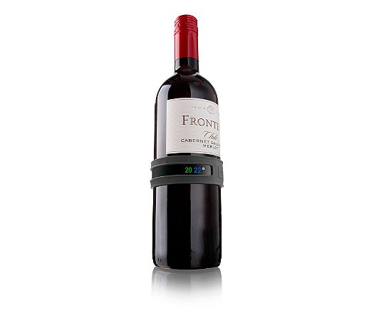 TERMOMETRO DE ENCAIXE PARA GARRAFA DE VINHO EM SILICONE