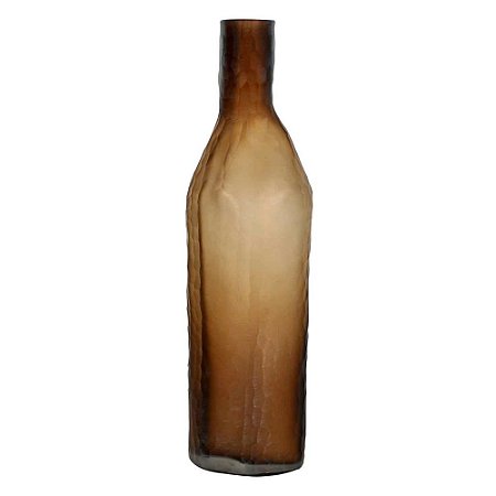 GARRAFA DE VIDRO MARROM