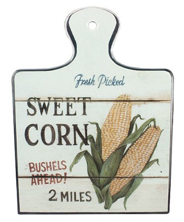 DESCANSO PARA PANELAS EM CERÂMICA VINTAGE CORN 15.5X20.5CM