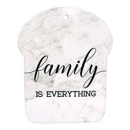 DESCANSO PANELA DECORATIVO FAMILY CERAMICA 25X20 COR BRANCO