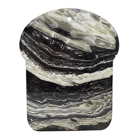 DESCANSO PANELA DECORATIVO CERAMICA L25XP20CM COR CINZA