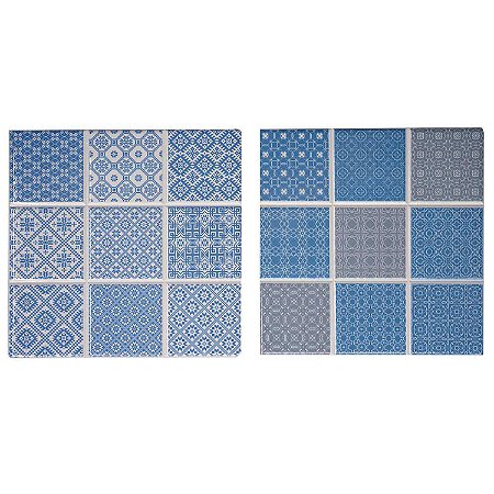 CJ. DE PORTA PANELA DE CERAMICA ESTAMPADOS - 2PS