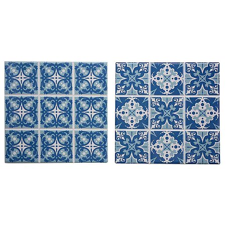 CJ. DE PORTA PANELA DE CERAMICA ESTAMPADOS - 2PS