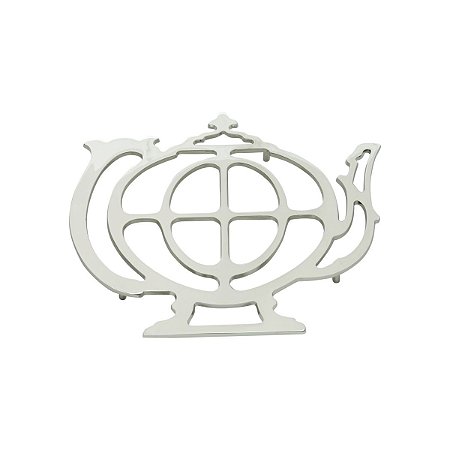 DESCANSO P/PANELAS DE ZAMAC SILVER PLATED TEAPOT 21x18,5cm
