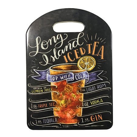 DESCANSO DE PANELA DECORATIVO ICE TEA EM CERAMICA D15XA20CM