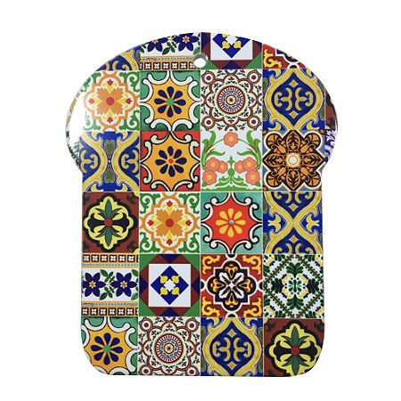 DESCANSO PANELA DECORATIVO CERAMICA 25X20X0,7CM BEGE