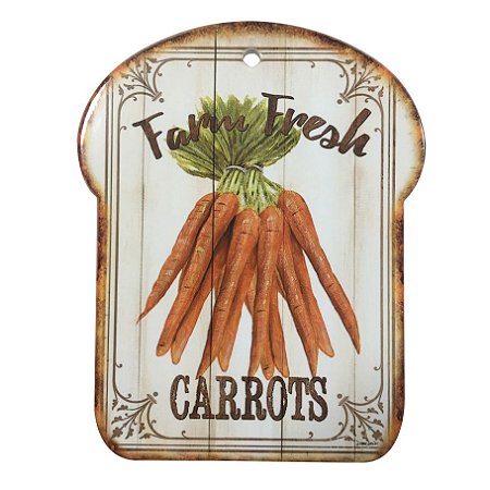 DESCANSO PANELA DECORATIVO CARROT CERAMICA 20X25CM PRETA