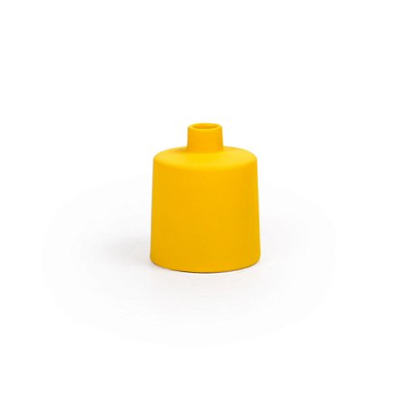VASO CONICO PEQUENO MOSTARDA