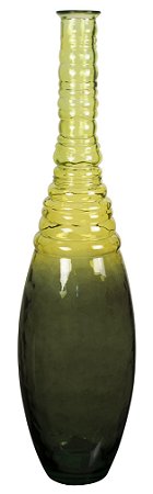 VASO DE VIDRO BARCELONA 100CM VERDE DEGRADÊ