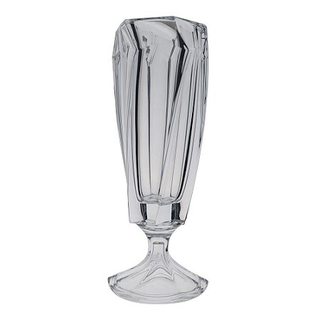 VASO MACAO COM PE EM CRISTAL ECOLOGICO L28,3XP29,5XA40,5CM