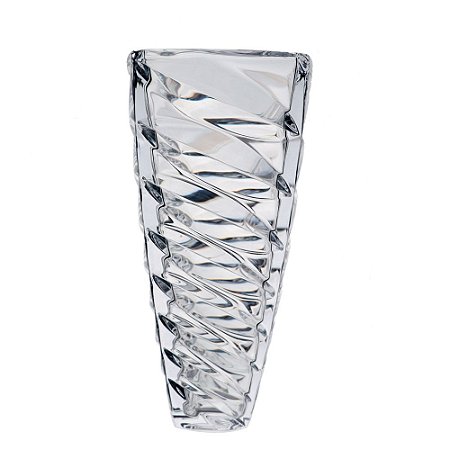 VASO FACET EM CRISTAL ECOLOGICO L15,2XP15,2XA30,5CM