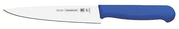FACA CARNE INOX 10 PROFISSIONA AZU