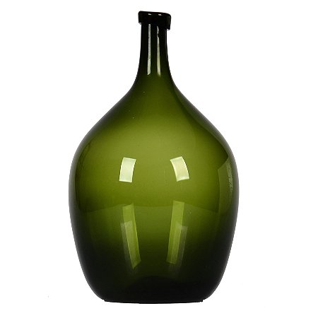 VASO DE VIDRO 40CM VERDE COPACABANA