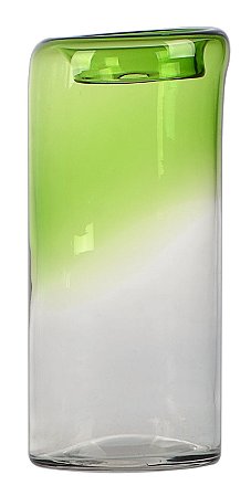 VASO DE VIDRO 25.7CM VERDE PARATY
