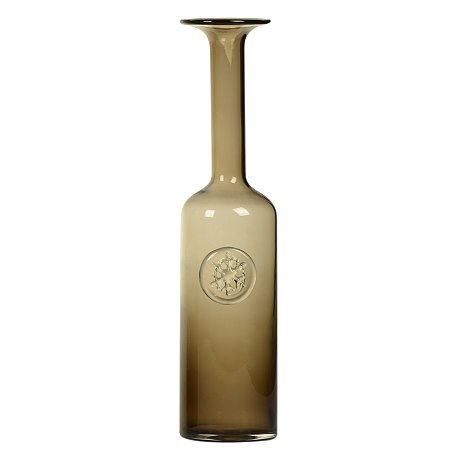 VASO DE VIDRO 42.5CM MARROM BUZIOS