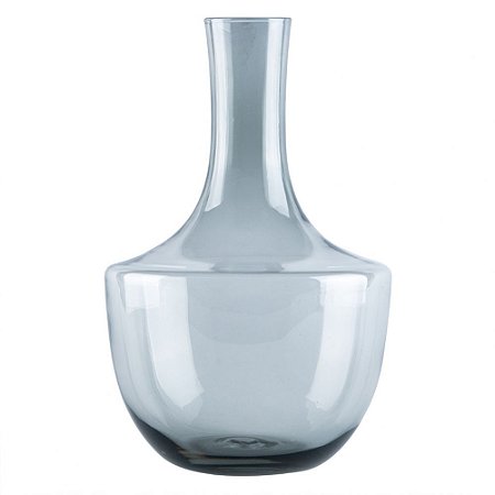 VASO DE VIDRO TRANSPARENTE 25CM X 16CM
