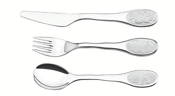 JG.TALHERES ACO INOX P/CRIANCA 3PCS