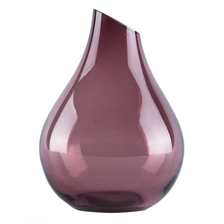 VASO DE VIDRO ROSE 17CM X 12,5CM