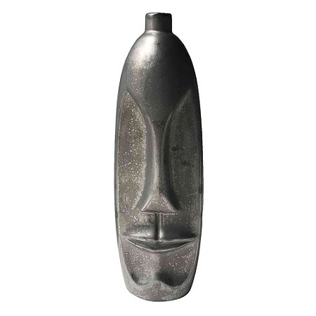 VASO DE CERAMICA PRATA