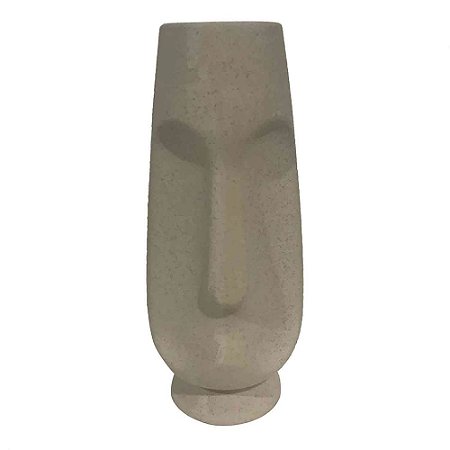 VASO DE CERAMICA OFF WHITE