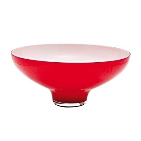 VASO DE VIDRO- VERMELHO
