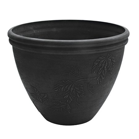 VASO DE FIBER CLAY PRETO