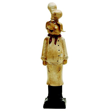 FIGURA DECORATIVA PORCO COZINHEIRO
