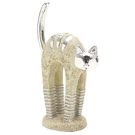 FIGURA DE RESINA- GATO 32 CM