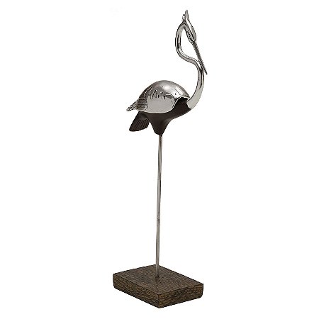 FIGURA DE RESINA- GARCA 34 CM