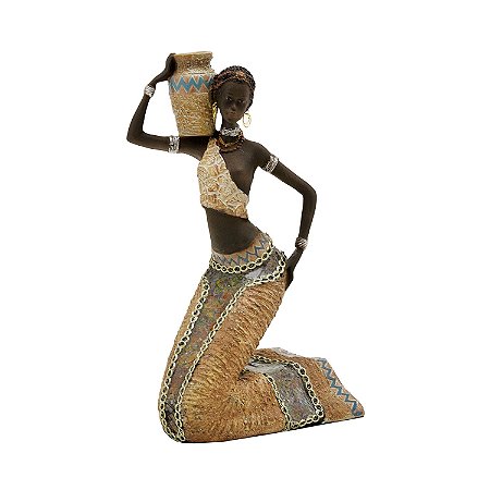 FIGURA DE RESINA AFRICANA
