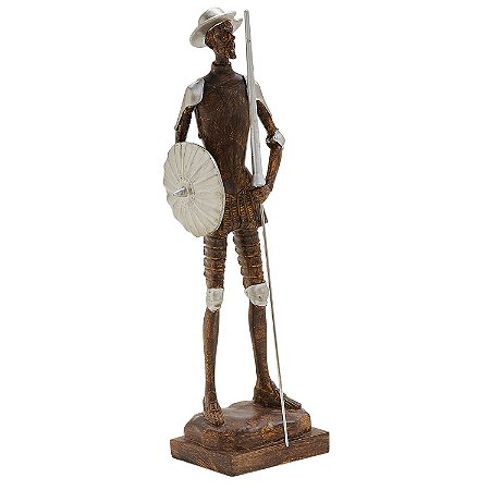FIGURA DECORATIVA DE RESINA GUERREIRO