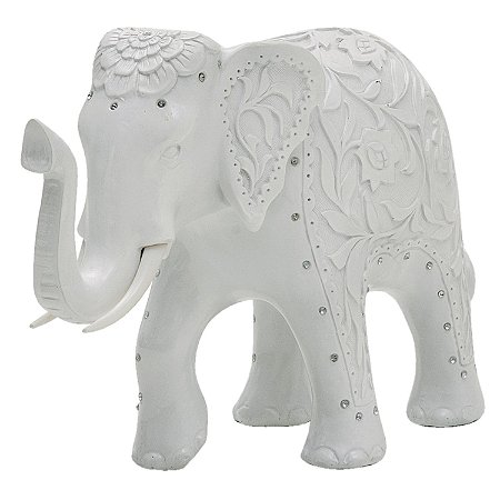 FIGURA DECORATIVA DE RESINA - ELEFANTE