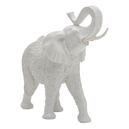 FIGURA DECORATIVA DE RESINA - ELEFANTE