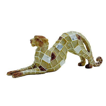 FIGURA DECORATIVA DE RESINA ONCA