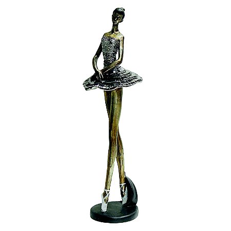 FIGURA DE BAILARINA DE RESINA