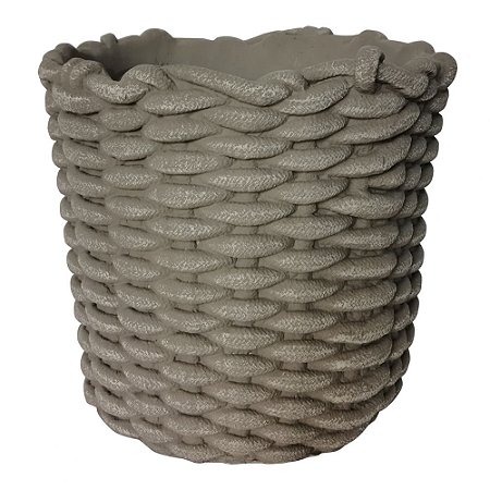 CACHEPOTS DE CIMENTO CINZA