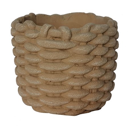 CACHEPOTS DE CIMENTO BEGE