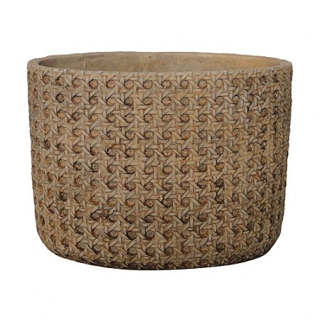 CACHEPOT DE CIMENTO 21,5cm x 14cm x 15,5cm