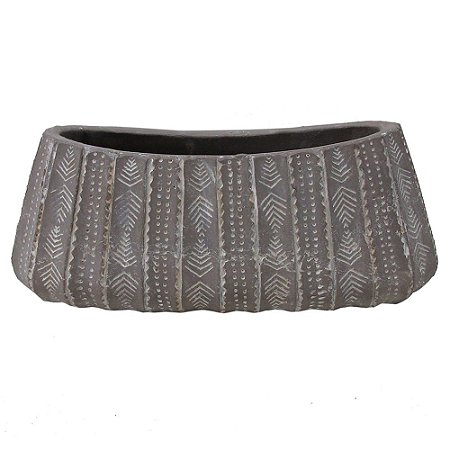 CACHEPOT DE CIMENTO 32CM X 13,5CM X 13CM