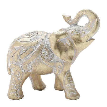 FIGURA DECORATIVA POLIRESINA ELEFANTE 13x7x12cm