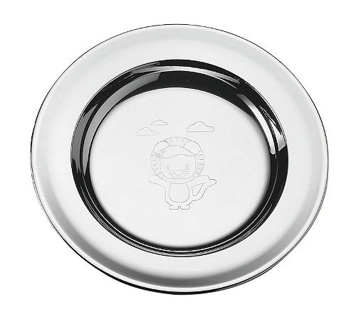 PRATO CRIANCA ACO INOX BABY FRIENDS