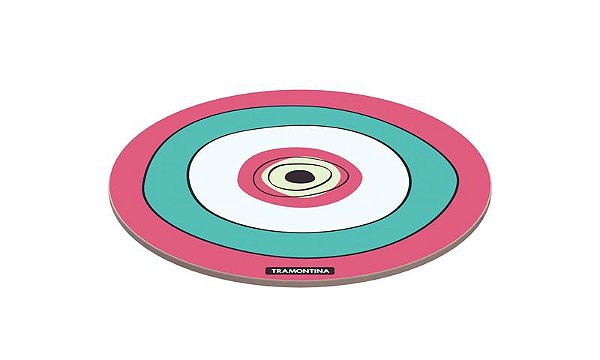 TABUA DE VIDRO REDONDA 30CM