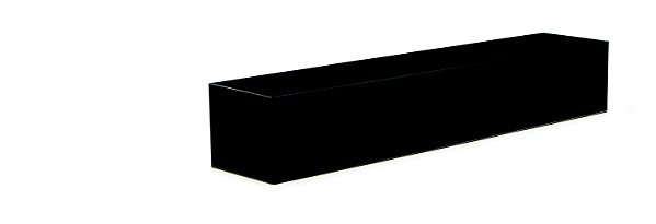 CACHEPOT PRETO EM METAL