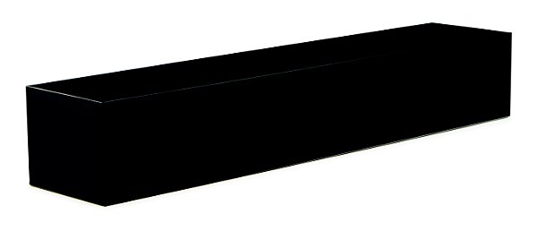 CACHEPOT PRETO EM METAL