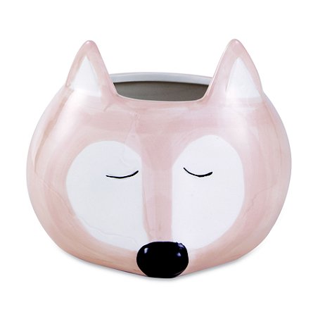 CACHEPOT RAPOSA EM CERAMICA