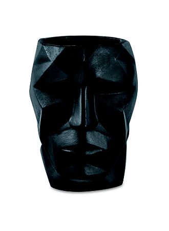 CACHEPOT PRETO EM CIMENTO